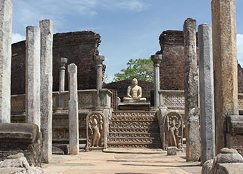 Ancient Ruins at Polonnaruwa Sri Lanka