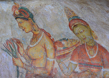 Sigiriya Frescoes Paintings