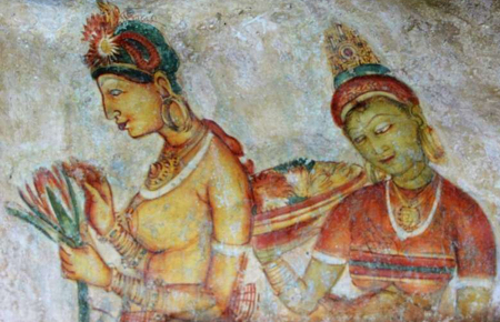 Sigiriya Paintings Sri Lanka